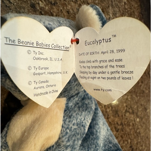 Ty Beanie Baby Eucalyptus DOB April 28, 1999 - Picture 3 of 4